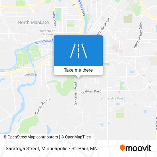Mapa de Saratoga Street