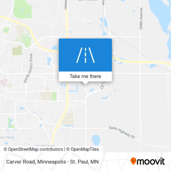 Carver Road map