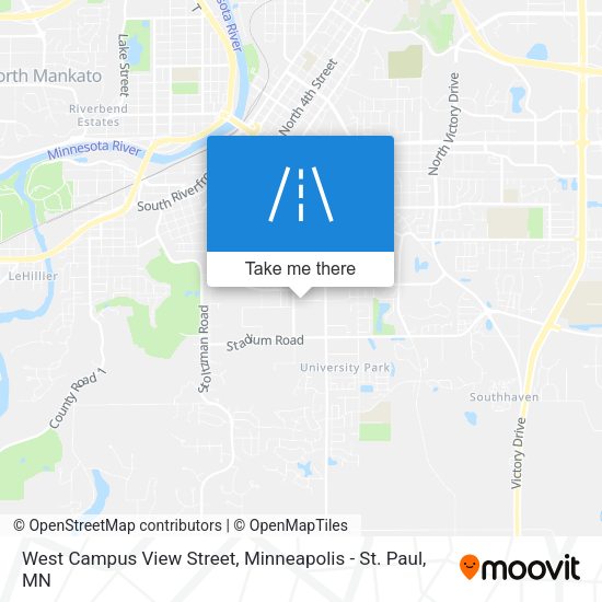 Mapa de West Campus View Street