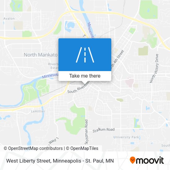 West Liberty Street map