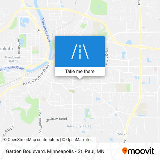 Garden Boulevard map