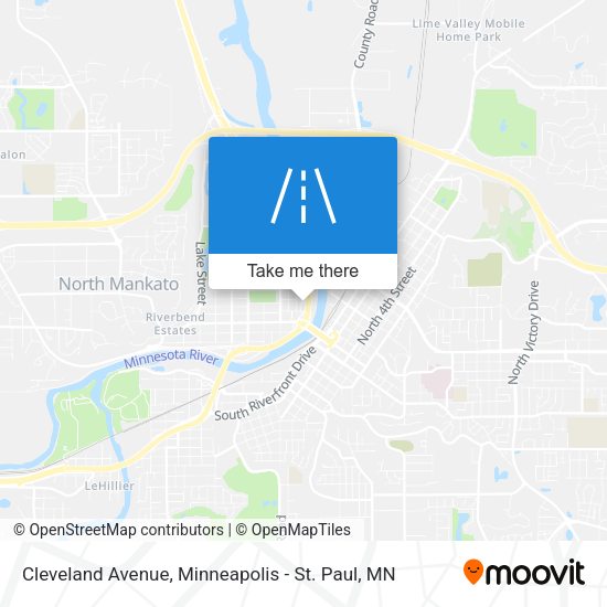 Mapa de Cleveland Avenue
