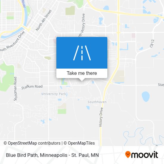 Mapa de Blue Bird Path