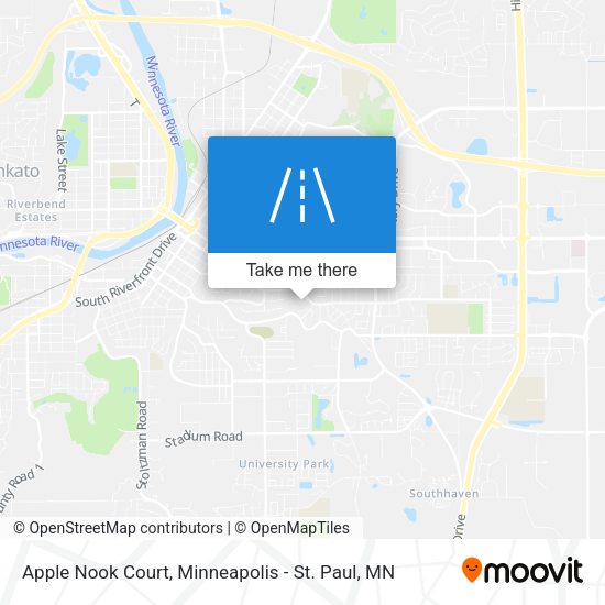 Apple Nook Court map