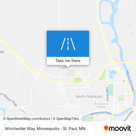 Winchester Way map