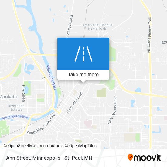 Ann Street map