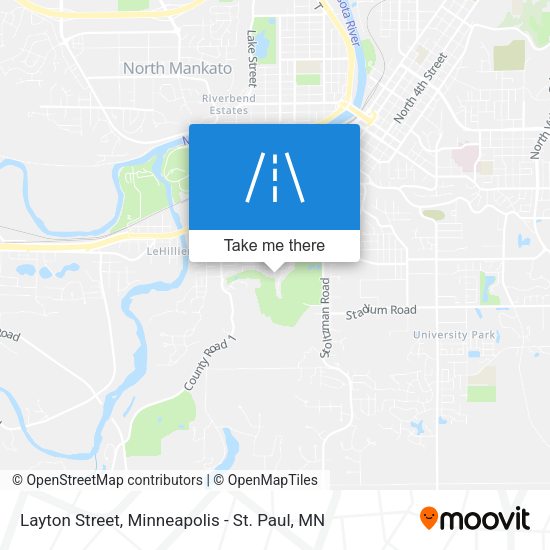 Layton Street map