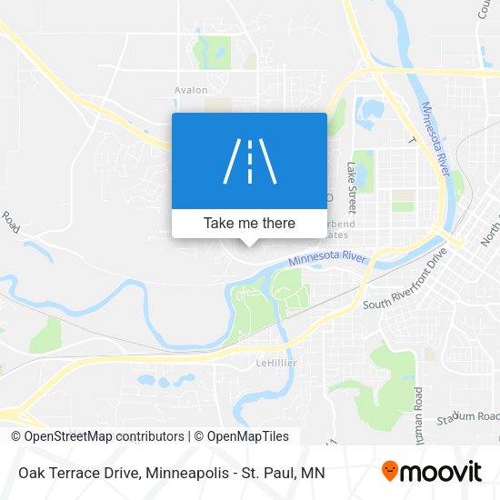 Oak Terrace Drive map