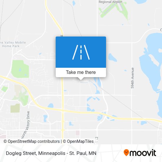 Dogleg Street map