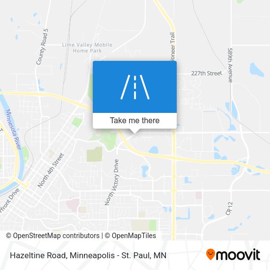 Hazeltine Road map