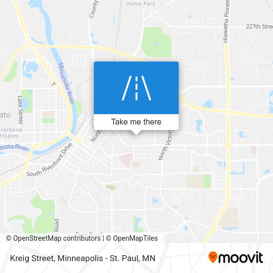 Kreig Street map