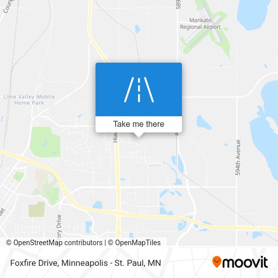 Foxfire Drive map