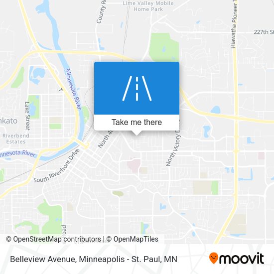 Belleview Avenue map