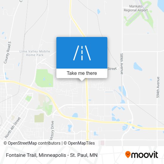 Fontaine Trail map