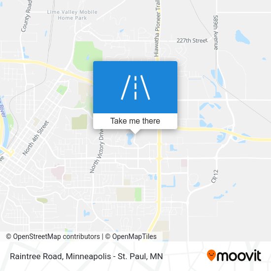 Raintree Road map