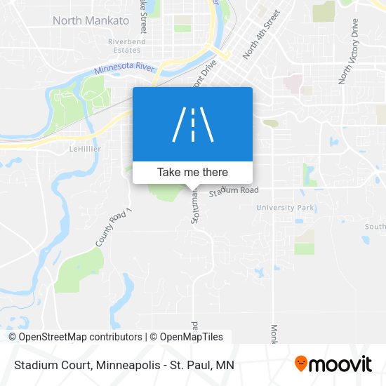 Stadium Court map