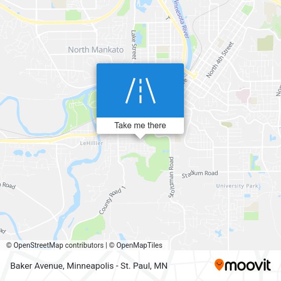 Baker Avenue map