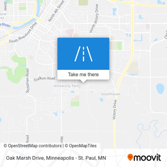 Mapa de Oak Marsh Drive