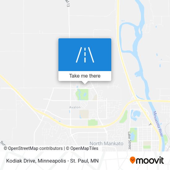 Kodiak Drive map