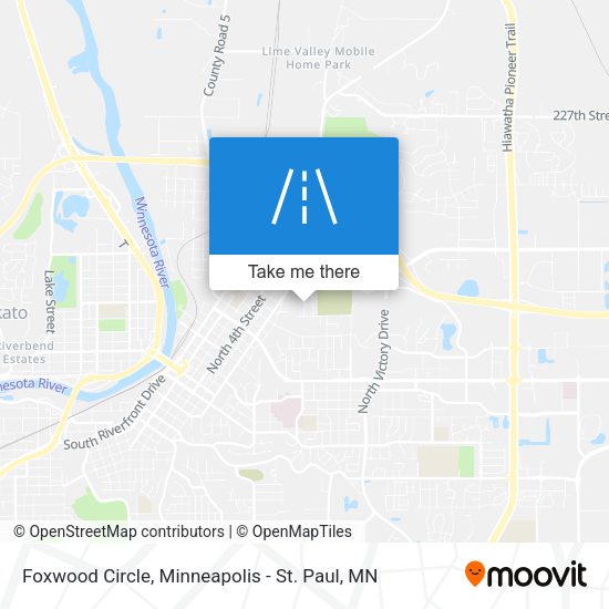 Foxwood Circle map