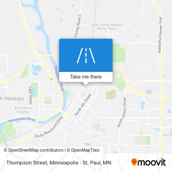 Thompson Street map