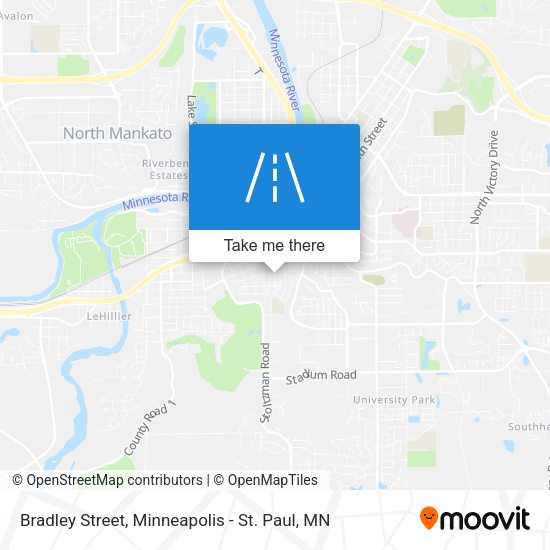 Bradley Street map