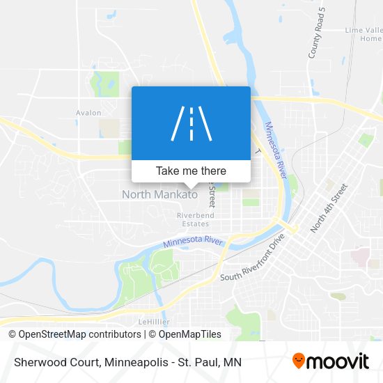 Sherwood Court map