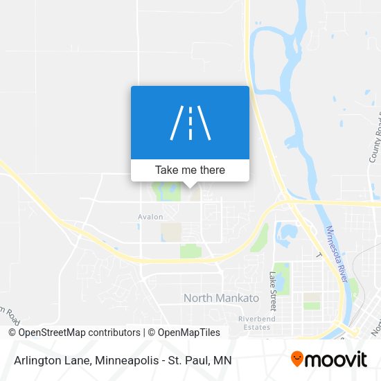 Mapa de Arlington Lane