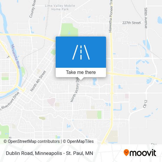 Dublin Road map