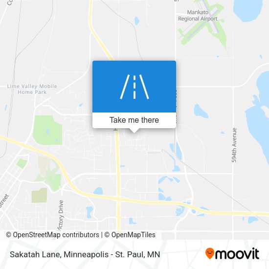 Sakatah Lane map