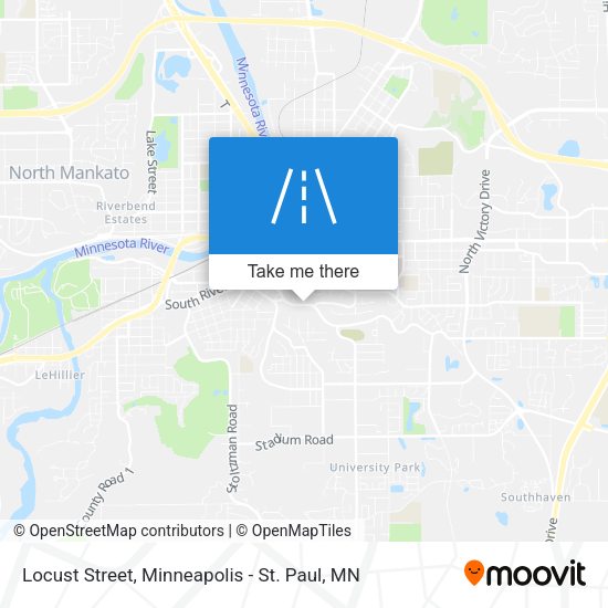 Locust Street map