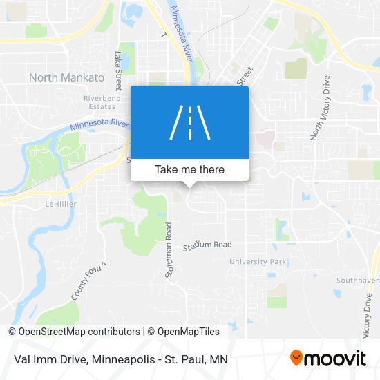 Mapa de Val Imm Drive