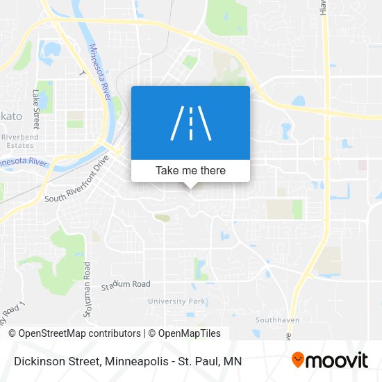 Mapa de Dickinson Street