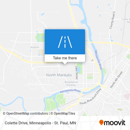Colette Drive map