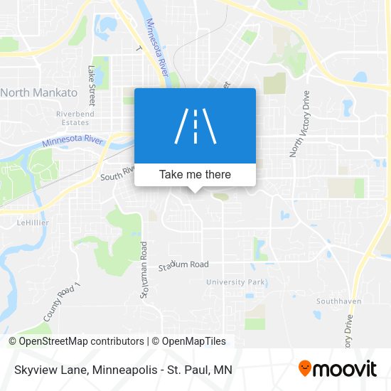Skyview Lane map