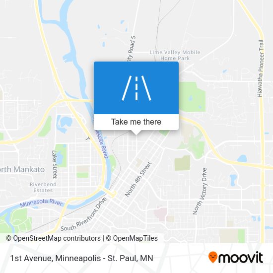 Mapa de 1st Avenue