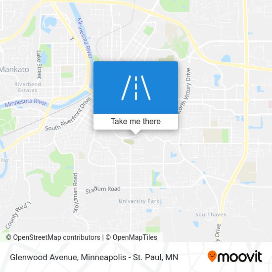 Mapa de Glenwood Avenue