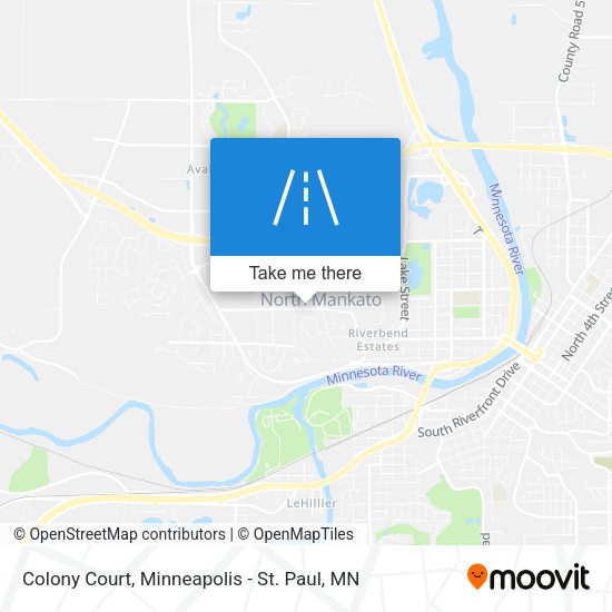 Colony Court map