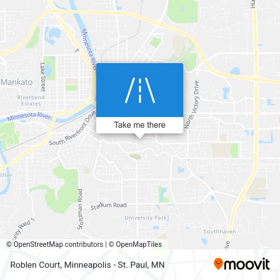 Roblen Court map