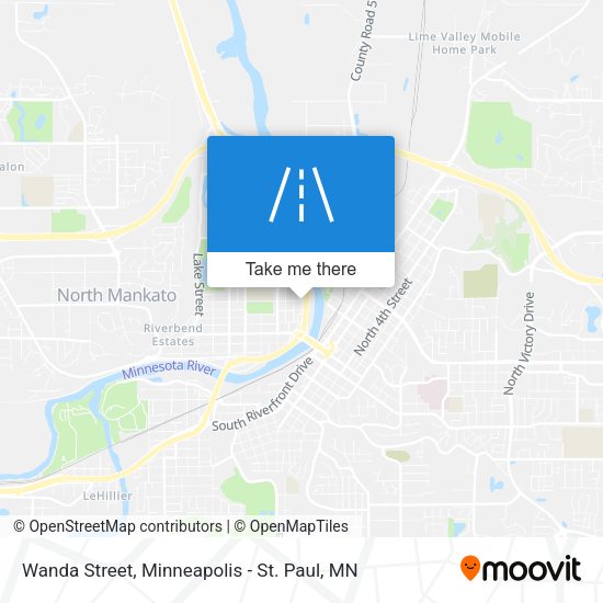 Wanda Street map