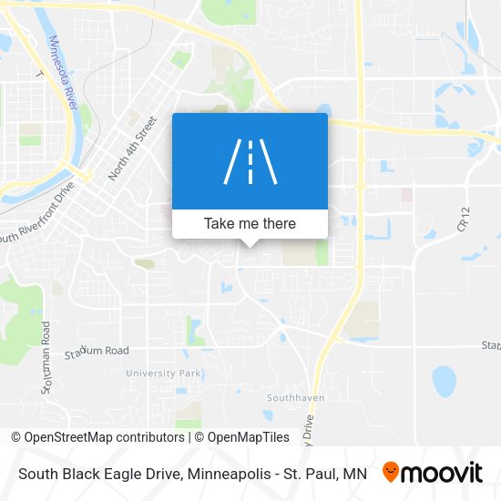 Mapa de South Black Eagle Drive
