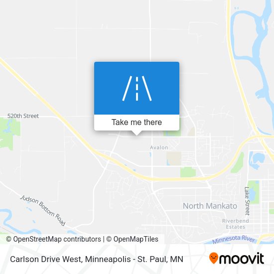Mapa de Carlson Drive West