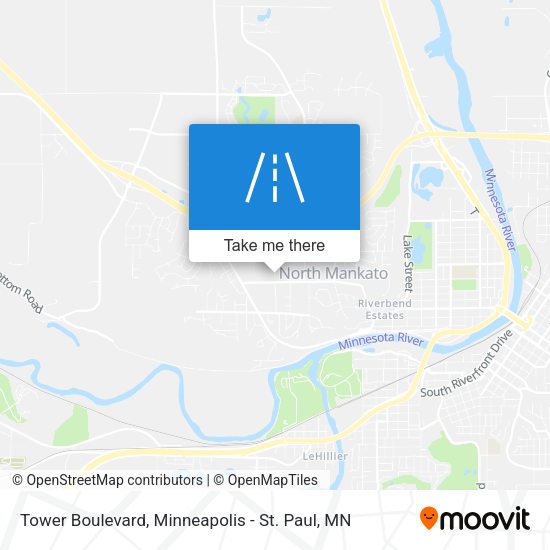 Mapa de Tower Boulevard