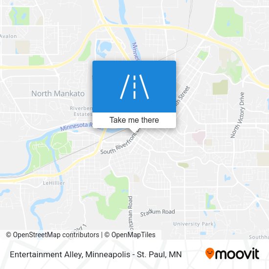 Mapa de Entertainment Alley