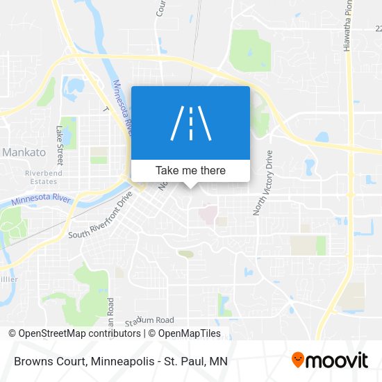 Browns Court map