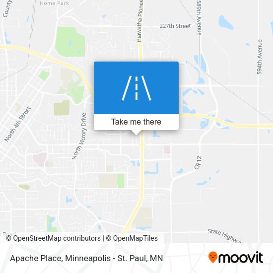 Mapa de Apache Place