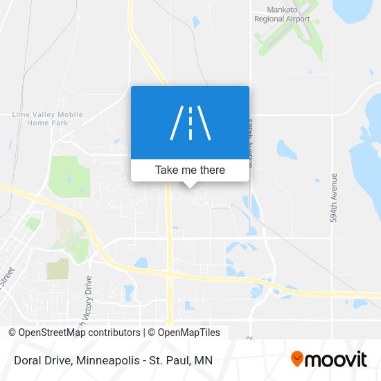 Doral Drive map