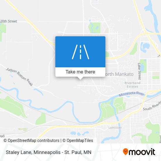 Staley Lane map