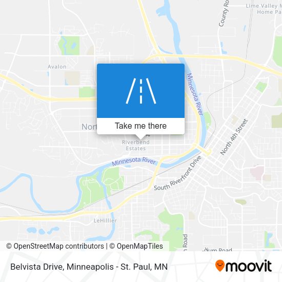 Mapa de Belvista Drive