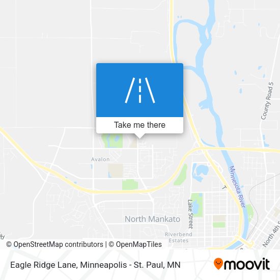 Eagle Ridge Lane map